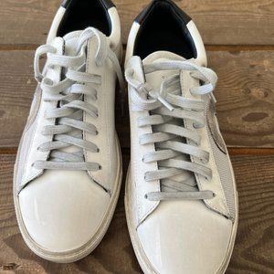 Oliver Cabell Italian Sneakers -New - Size 40 - Low 1, Sea Salt